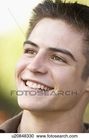Portrait Of Teenage Boy Smiling View Large Photo Image Stock Image - Portrait Of Teenage Boy Smiling. Fotosearch