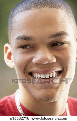 Portrait Of Teenage Boy Smiling View Large Photo Image Stock Photograph - Portrait Of Teenage Boy Smiling. Fotosearch