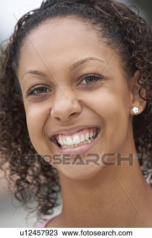 Portrait Of Teenage Girl Smiling View Large Photo Image Stock Image - Portrait Of Teenage Girl Smiling. Fotosearch
