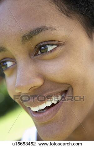Portrait Of Teenage Girl Smiling View Large Photo Image Stock Image - Portrait Of Teenage Girl Smiling. Fotosearch