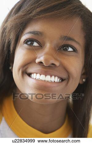 Portrait Of Teenage Girl Smiling View Large Photo Image Stock Photo - Portrait Of Teenage Girl Smiling. Fotosearch