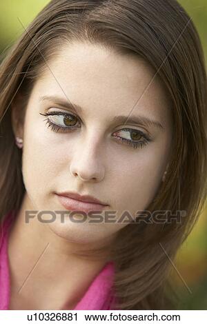 Portrait Of Teenage Girl View Large Photo Image Stock Image - Portrait Of Teenage Girl. Fotosearch