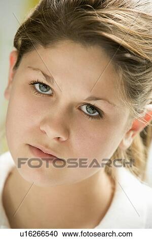 Portrait Of Teenage Girl View Large Photo Image Stock Image - Portrait Of Teenage Girl. Fotosearch