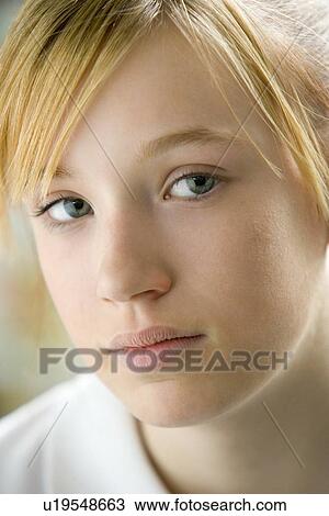 Portrait Of Teenage Girl View Large Photo Image Stock Image - Portrait Of Teenage Girl. Fotosearch