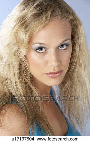 Portrait Of Young Woman Looking At Camera View Large Photo Image Picture - Portrait Of Young Woman Looking At Camera. Fotosearch