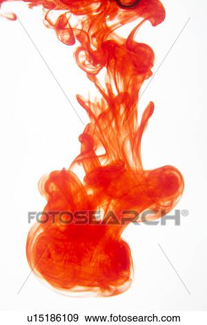 Red Ink Mixing With Water View Large Photo Image Stock Photo - Red Ink Mixing With Water. Fotosearch