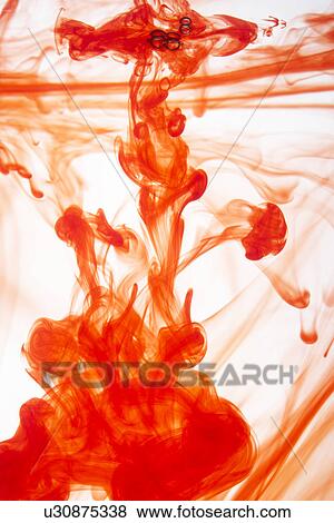 Red Ink Mixing With Water View Large Photo Image Stock Photo - Red Ink Mixing With Water. Fotosearch