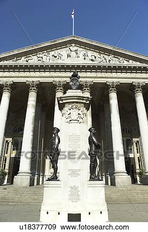 Stock Photo - Royal Exchange In City Of London. Fotosearch