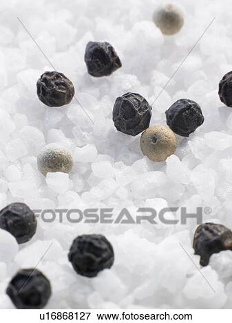 Salt And Pepper Grains View Large Photo Image Stock Photo - Salt And Pepper Grains. Fotosearch