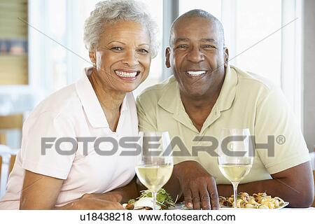 Senior Couple Having Lunch Together At A Restaurant View Large Photo Image Stock Photo - Senior Couple Having Lunch Together At A Restaurant. Fotosearch