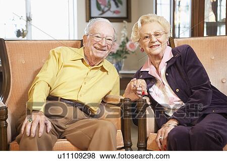 Senior couple holding hands View Large Photo Image Stock Photo - Senior couple holding hands. Fotosearch