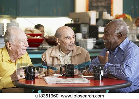 Senior men drinking tea together View Large Photo Image Stock Image - Senior men drinking tea together. Fotosearch
