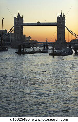 Tower Bridge At Sunset, London, England View Large Photo Image Stock Image - Tower Bridge At Sunset, London, England. Fotosearch