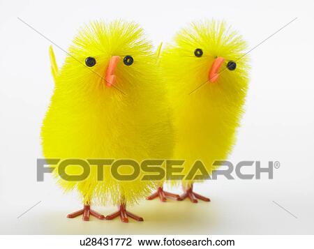 Stock Image - Toy Chick For Easter Celebrations. Fotosearch