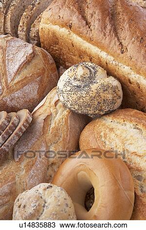 Variety Of Different Breads View Large Photo Image Stock Image - Variety Of Different Breads. Fotosearch