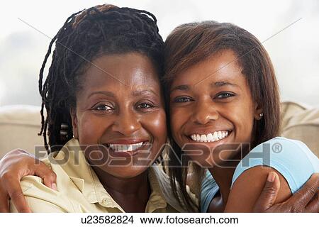 Woman With Her Teenage Daughter View Large Photo Image Picture - Woman With Her Teenage Daughter. Fotosearch