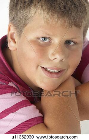 Stock Image - Young Boy Smiling. Fotosearch
