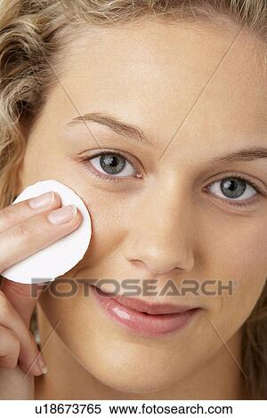 Young Woman Applying Make-Up View Large Photo Image Stock Photography - Young Woman Applying Make-Up. Fotosearch