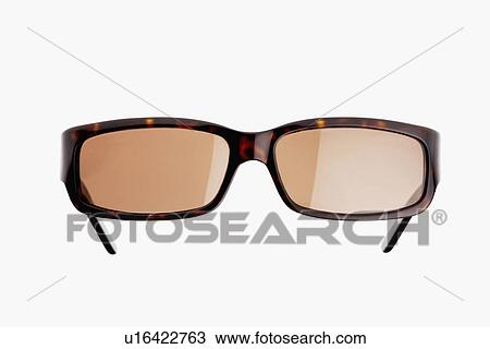 Stock Image - Brown sunglasses. Fotosearch