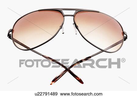 Stock Photo - Brown sunglasses. Fotosearch