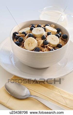 Cereal with fruits View Large Photo Image Stock Photograph - Cereal with fruits. Fotosearch