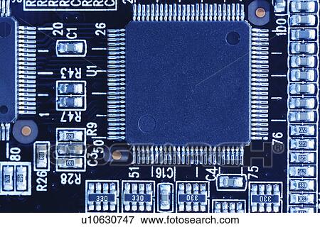 Stock Photo - "Circuit Board, close-up". Fotosearch