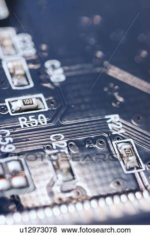Stock Photo - "Circuit Board, close-up". Fotosearch
