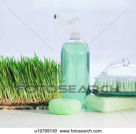 Cleaning supplies beside grass View Large Photo Image Stock Image - Cleaning supplies beside grass. Fotosearch