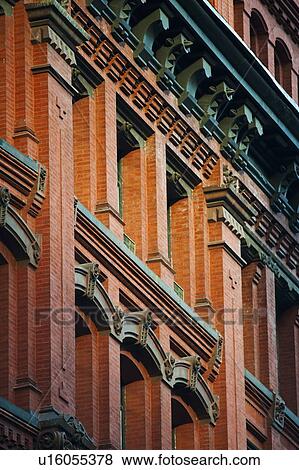 Stock Photo - "Close-up of building exterior, New York City, New York, USA". Fotosearch