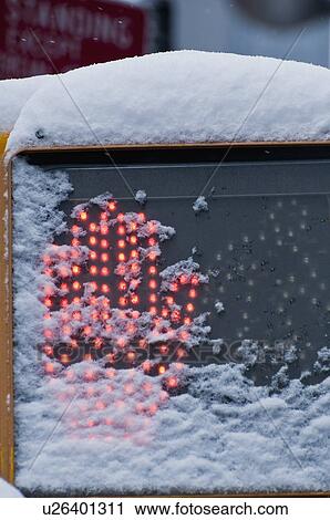 Stock Image - "Close-up of traffic sign, New York City, New York, USA". Fotosearch