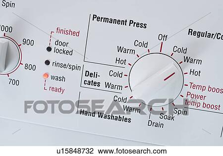 Control panel of washing machine View Large Photo Image Stock Image - Control panel of washing machine. Fotosearch
