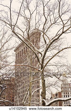 Stock Photography - "Flatiron Building, Manhattan, New York City, New York, USA". Fotosearch