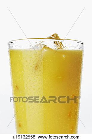 Stock Photo - Glass of orange juice. Fotosearch