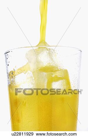 Stock Photo - Glass of orange juice. Fotosearch