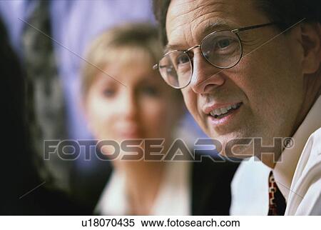 Stock Photography - "Mature businessman, close-up". Fotosearch