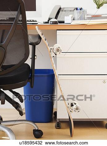 Office partition of young employee View Large Photo Image Stock Image - Office partition of young employee. Fotosearch