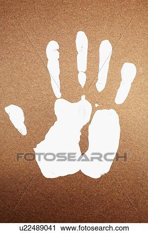 Outline of human hand View Large Photo Image Stock Image - Outline of human hand. Fotosearch