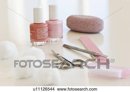 Picture - Pedicure accessories. Fotosearch