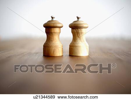 Salt and pepper shakers View Large Photo Image Stock Photo - Salt and pepper shakers. Fotosearch
