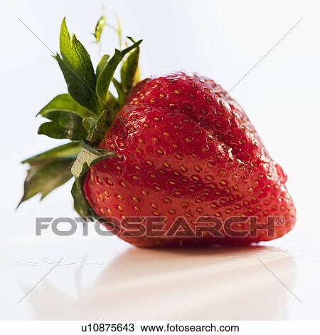 Single strawberry View Large Photo Image Stock Image - Single strawberry. Fotosearch