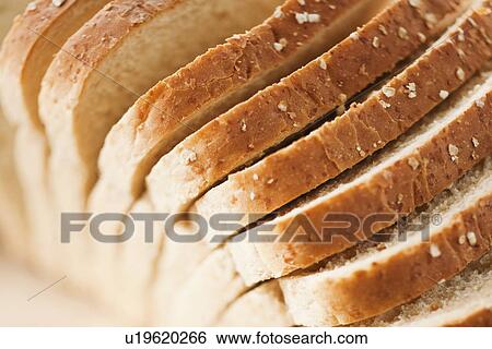 Stock Photograph - "Sliced bread, close-up". Fotosearch