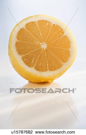 Stock Image - Sliced lemon. Fotosearch