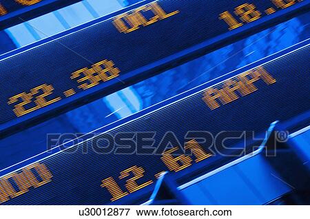 Stock Photo - "stock ticker in Times Square, New York City, New York, USA". Fotosearch