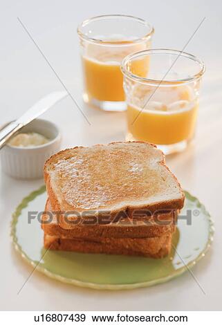 Stock Photo - Studio shot of breakfast. Fotosearch