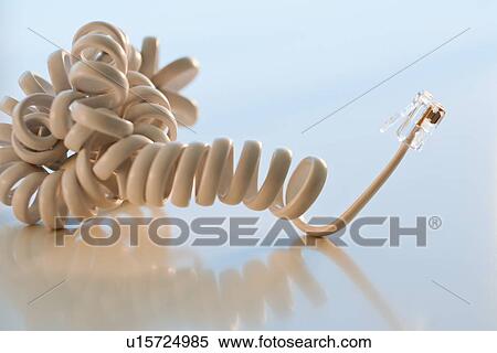 Studio shot of disconnected phone cord View Large Photo Image Stock Photography - Studio shot of disconnected phone cord. Fotosearch