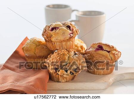 Stock Image - Studio shot of Muffins. Fotosearch