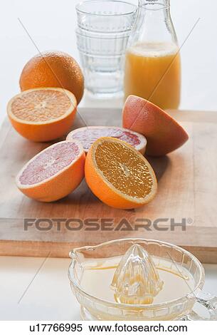 Studio shot of oranges with juicer View Large Photo Image Stock Photography - Studio shot of oranges with juicer. Fotosearch