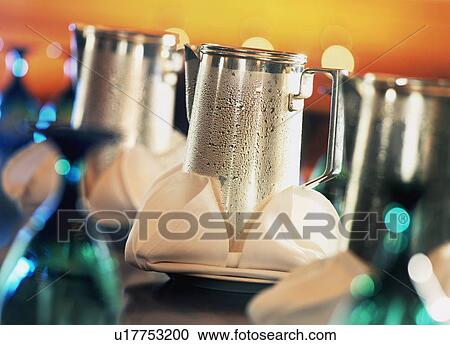 Tea pots decorated with napkins View Large Photo Image Stock Image - Tea pots decorated with napkins. Fotosearch