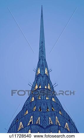 "top of Chrysler Building, New York City, New York, USA" View Large Photo Image Stock Image - "top of Chrysler Building, New York City, New York, USA". Fotosearch