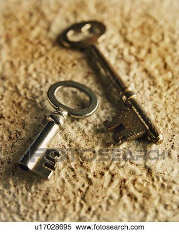 "Two keys, close-up" View Large Photo Image Stock Photography - "Two keys, close-up". Fotosearch